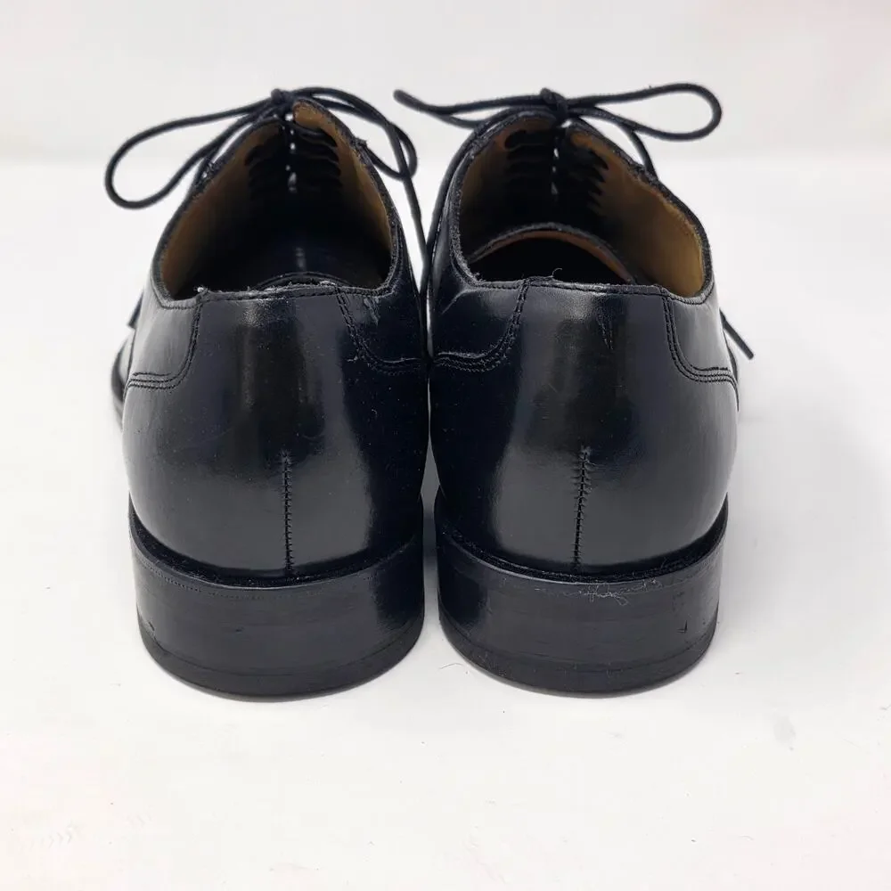Cole Haan Madison Oxford Plane Toe Dress Shoes C12847 Mens 10 M Black Lace Up